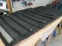16 Glueing the bows to the roof