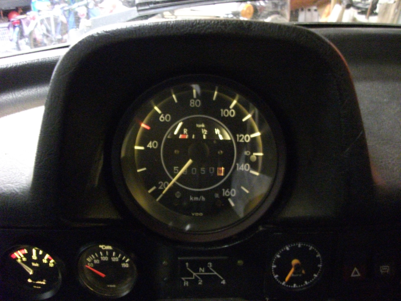 LED in VW speedometer installed
