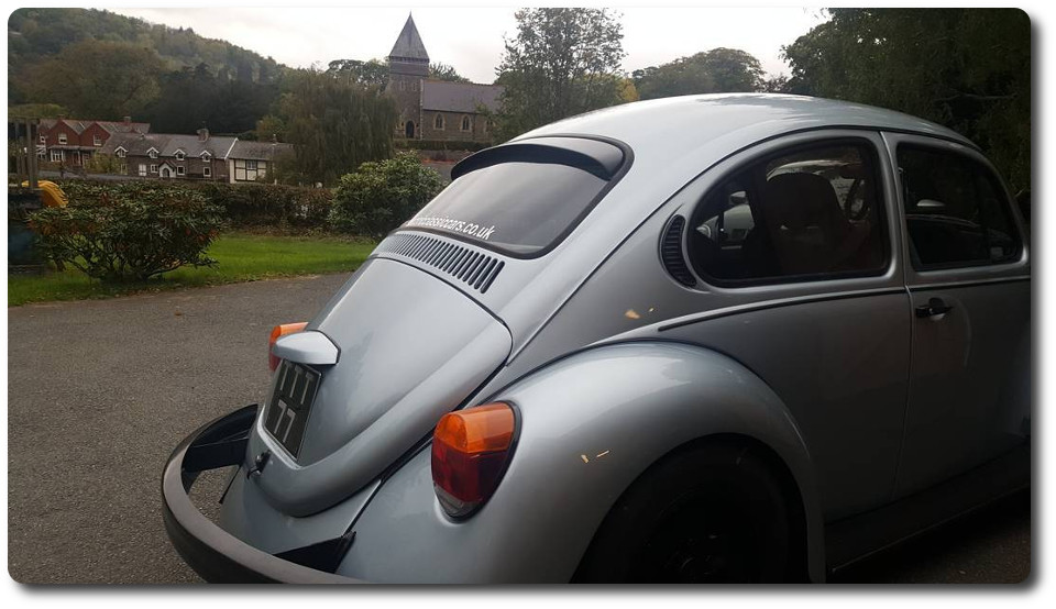 Gerrelt roofspoiler on ElectricClassicCars.co.uk VW beetle