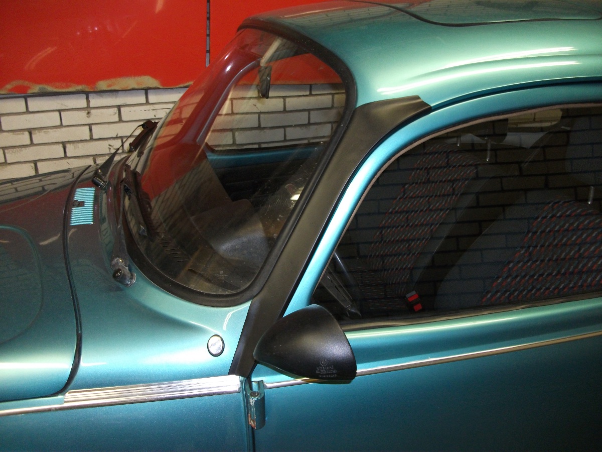 VW beetle A pillar deflector